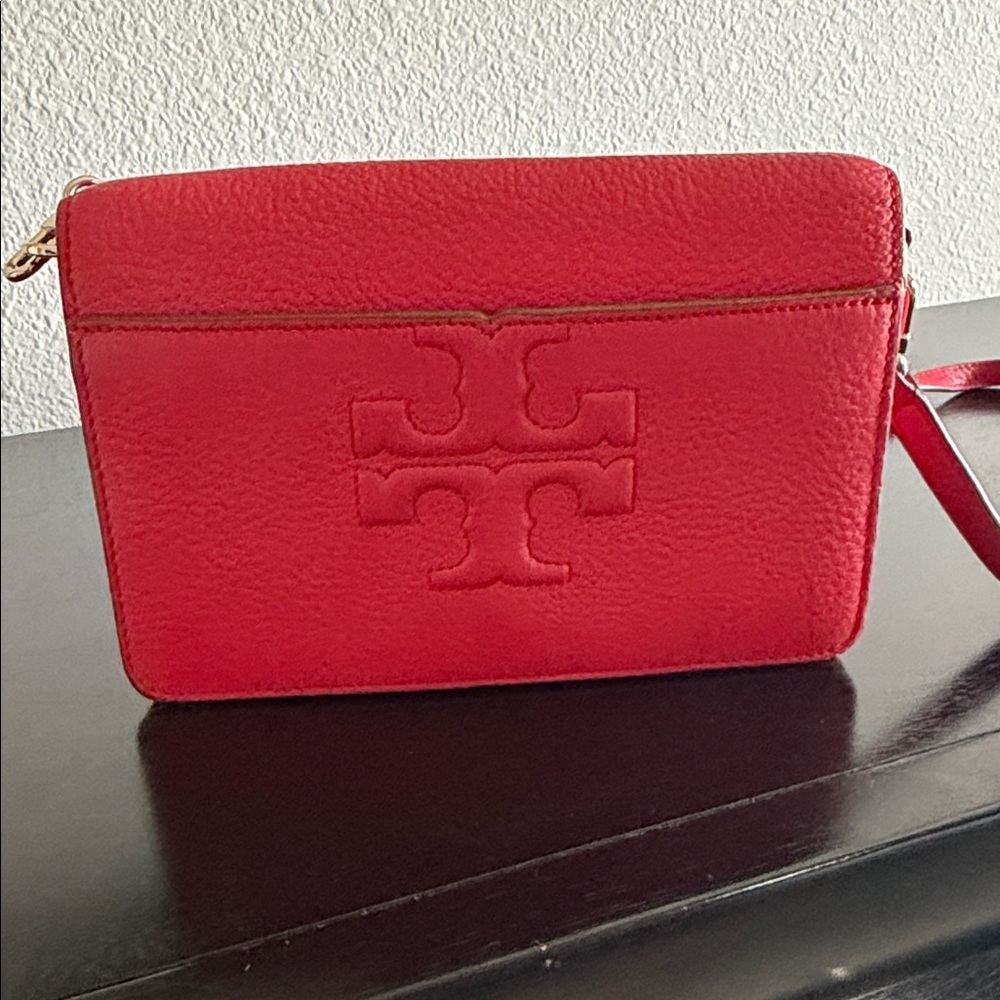 Tory Burch Vibrant Red Crossbody Bag